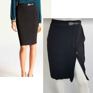Ann Taylor Ponte Pencil Skirt with Front Zipper